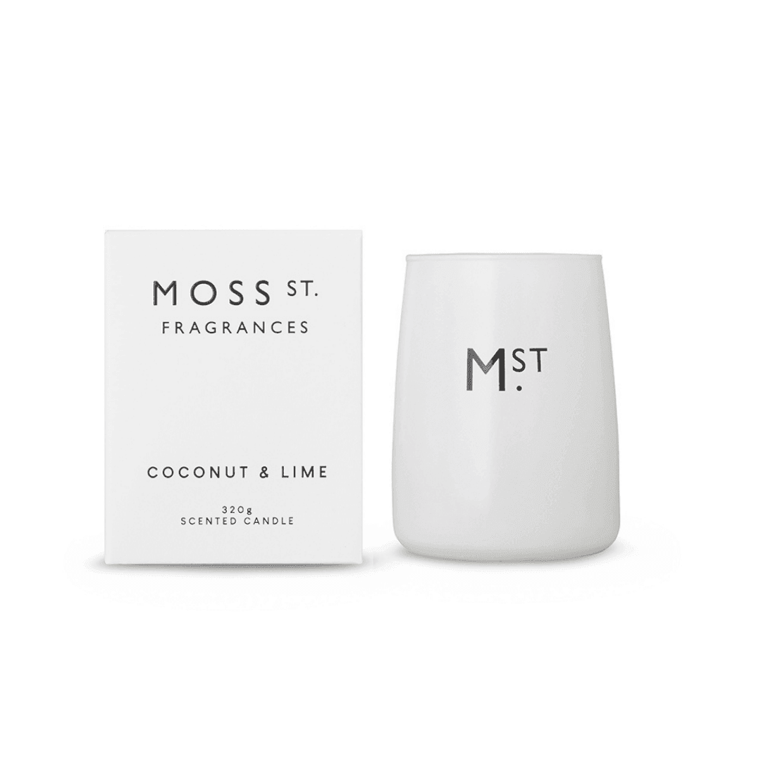 Candle - Moss St - MOSS ST Coconut & Lime Candle 370g - The Gift Company