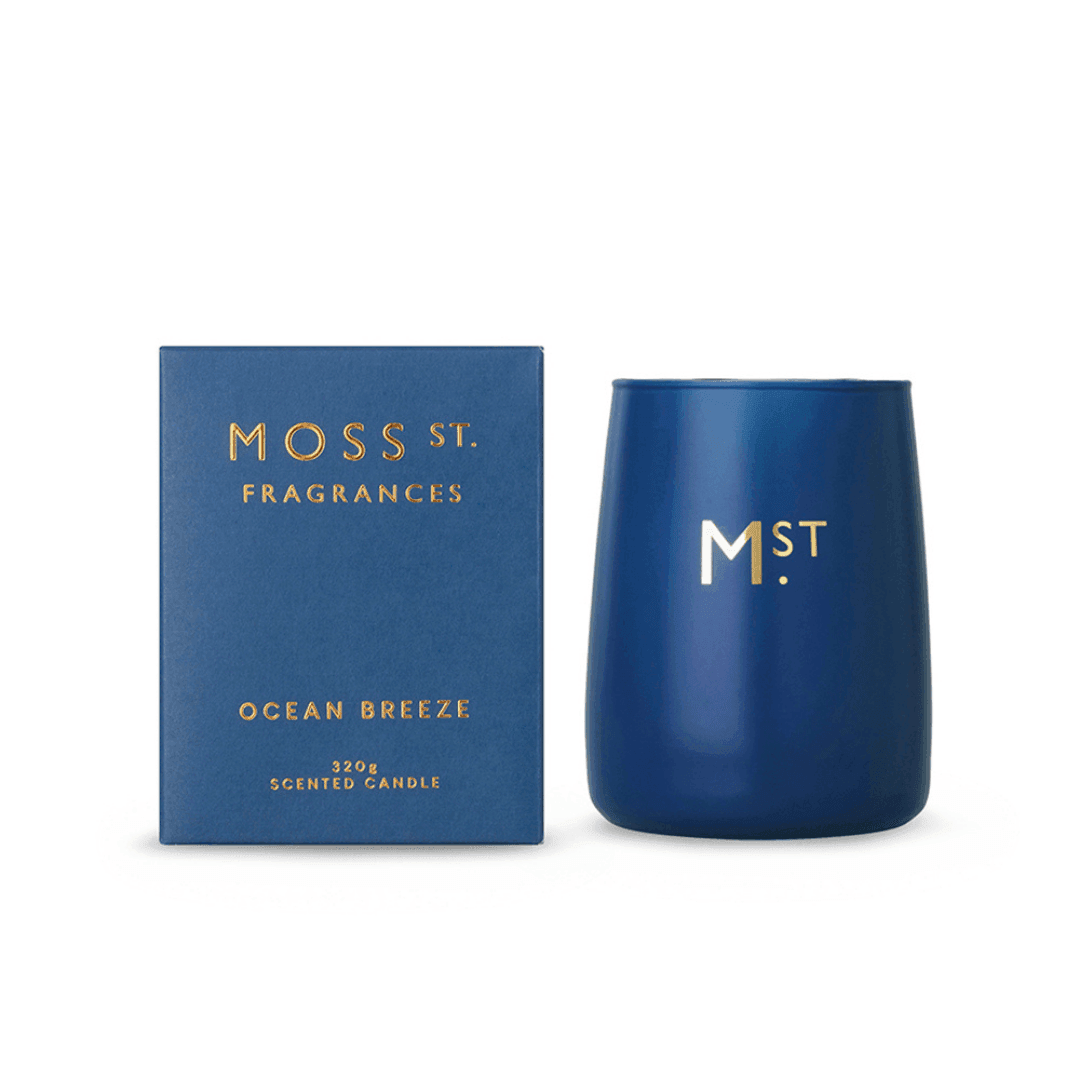Candle - Moss St - MOSS ST Ocean Breeze Candle 370g - The Gift Company