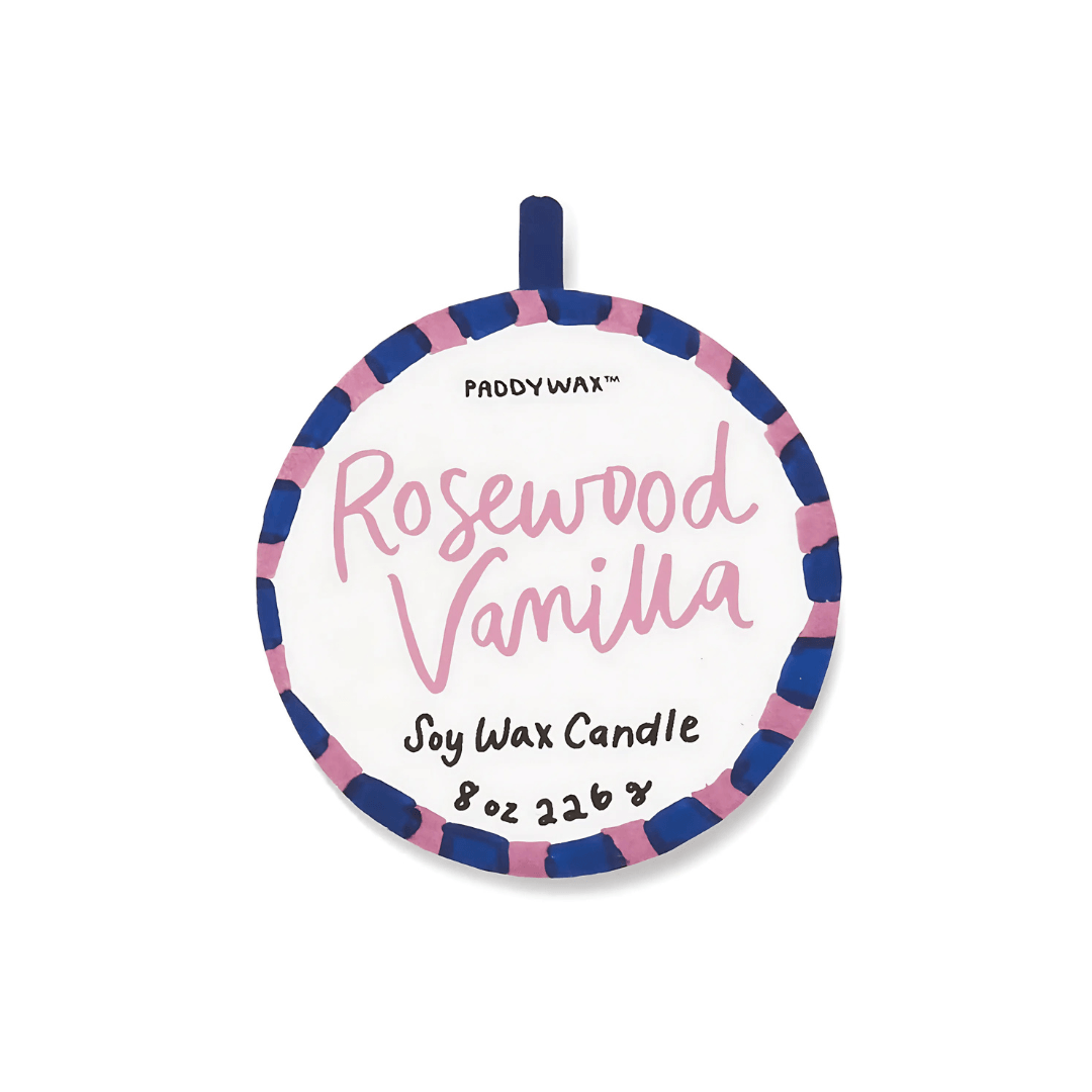 Candle - Paddywax - Paddywax Adopo Hearts Ceramic Candle - Rosewood Vanilla 226g - The Gift Company