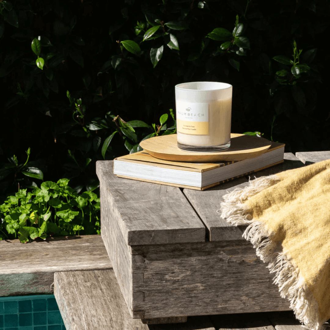 Candle - Palm Beach - Palm Beach Coconut & Lime Candle 420g - The Gift Company