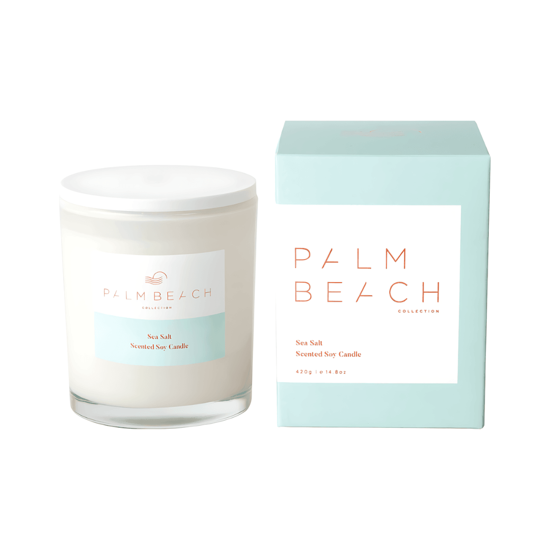 Candle - Palm Beach - Palm Beach Sea Salt Candle 420g - The Gift Company
