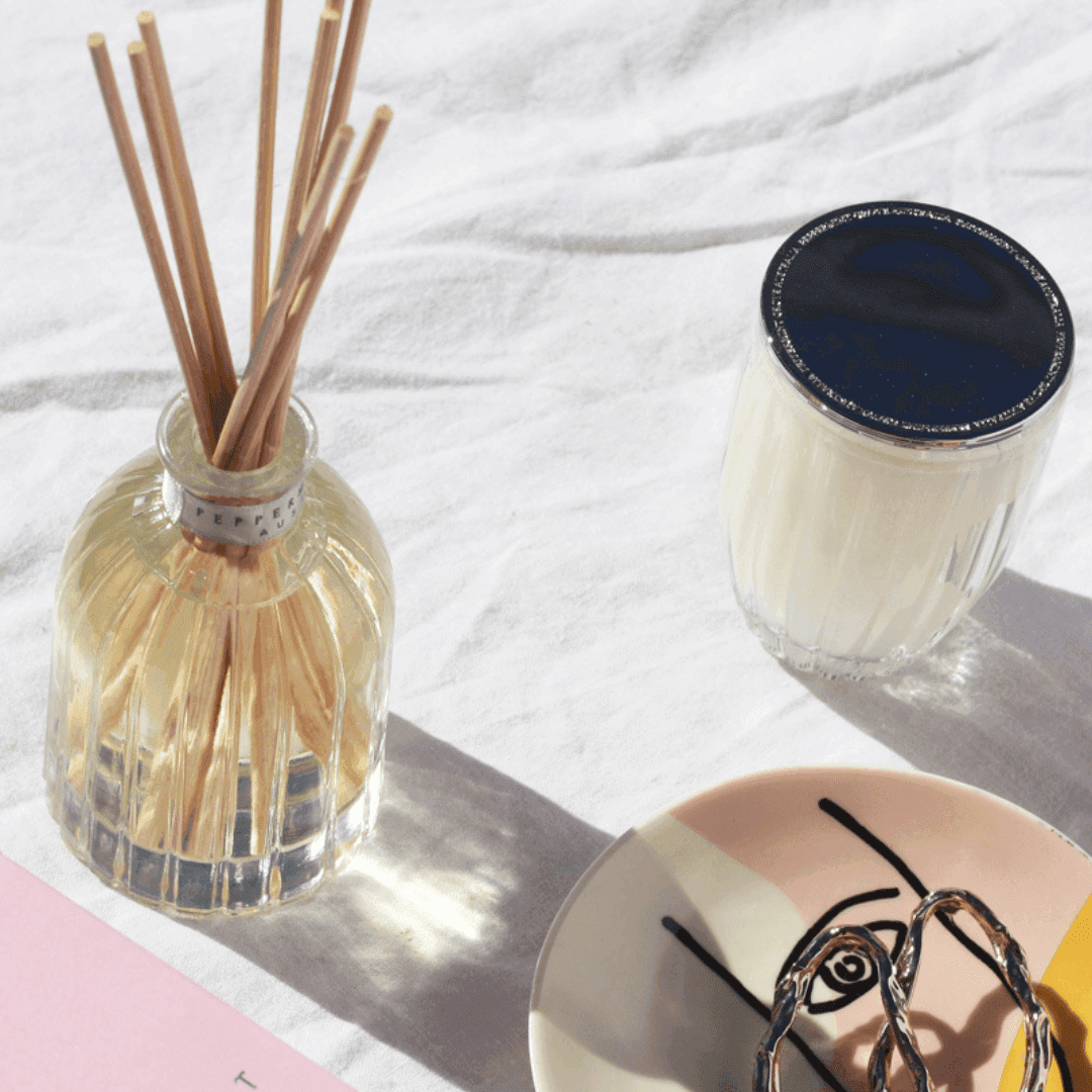 Candle - Peppermint Grove - Peppermint Grove Black Orchid & Ginger Soy Candle 200g - The Gift Company