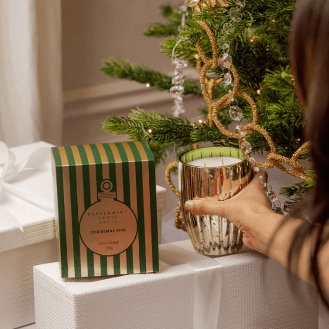 Candle - Peppermint Grove - Peppermint Grove Christmas Pine Candle 370g - The Gift Company