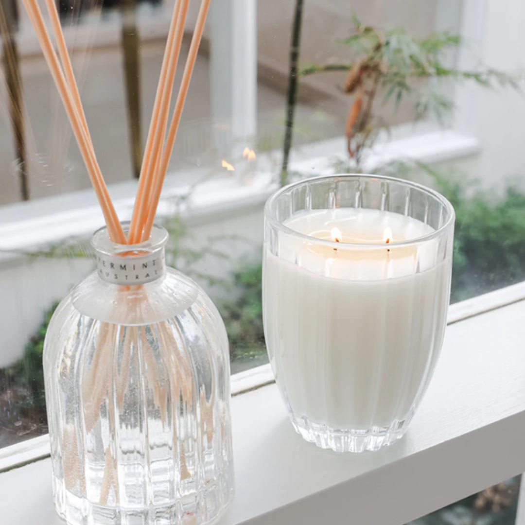 Candle - Peppermint Grove - Peppermint Grove Lily & Lotus Flower Soy Candle 200g - The Gift Company