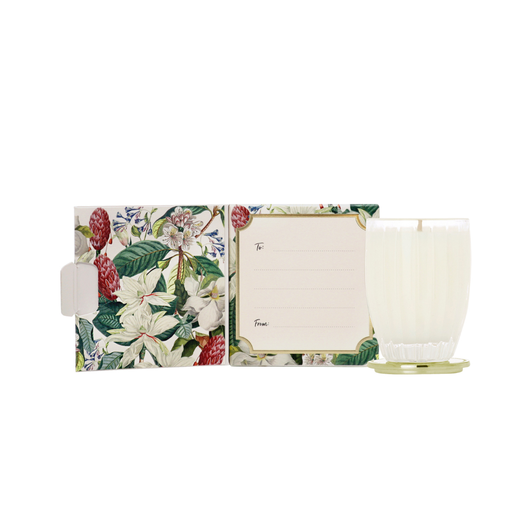 Candle - Peppermint Grove - Peppermint Grove Velvet Petals & Tuberose Mini Soy Candle Card 60g - The Gift Company