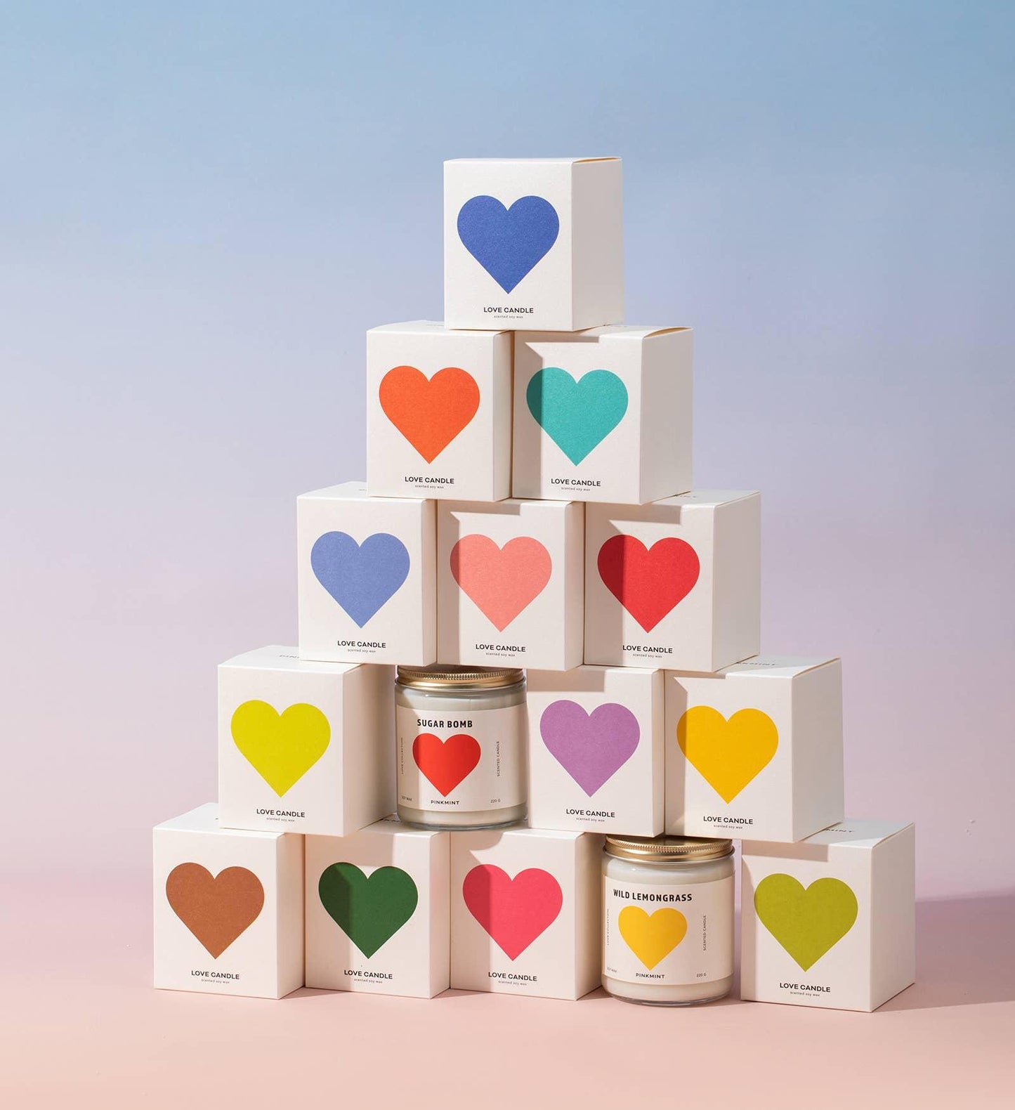 Candle - Pinkmint Candle - Pinkmint Candle Apple Mimosa Soy Candle 220g - The Gift Company