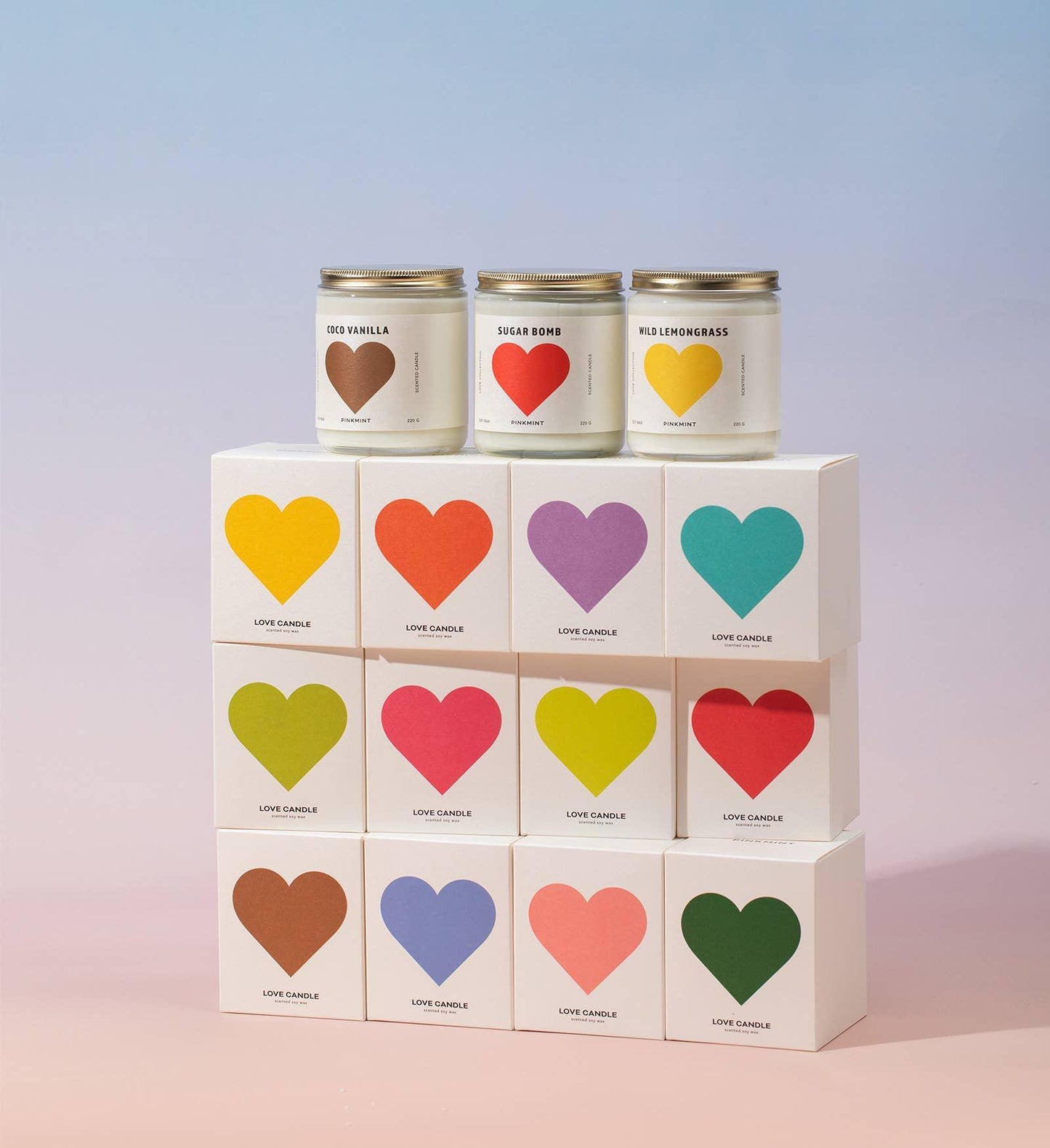 Candle - Pinkmint Candle - Pinkmint Candle Daydream Soy Candle 220g - The Gift Company