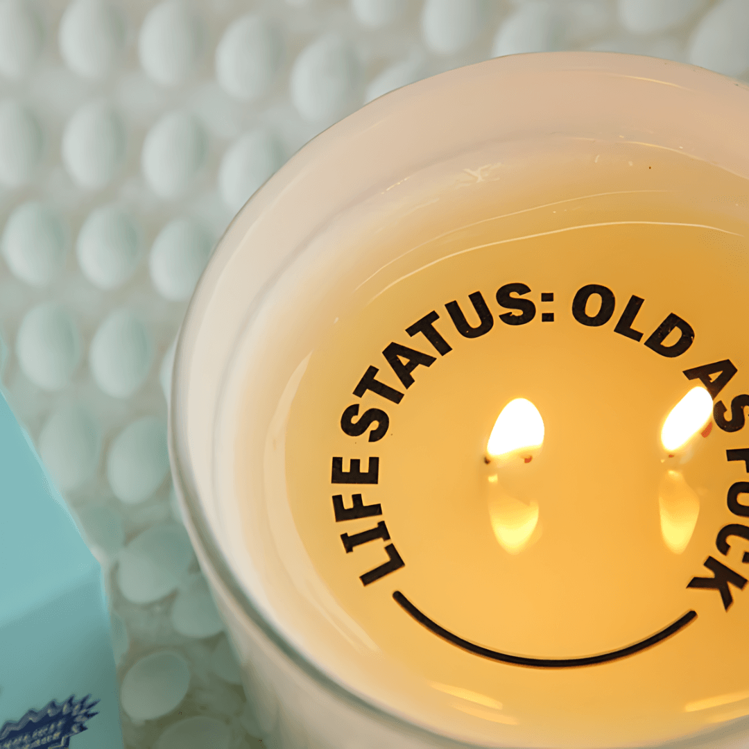 Candle - Serenity - Serenity Coconut Beach Hidden Message Candle 250g - The Gift Company