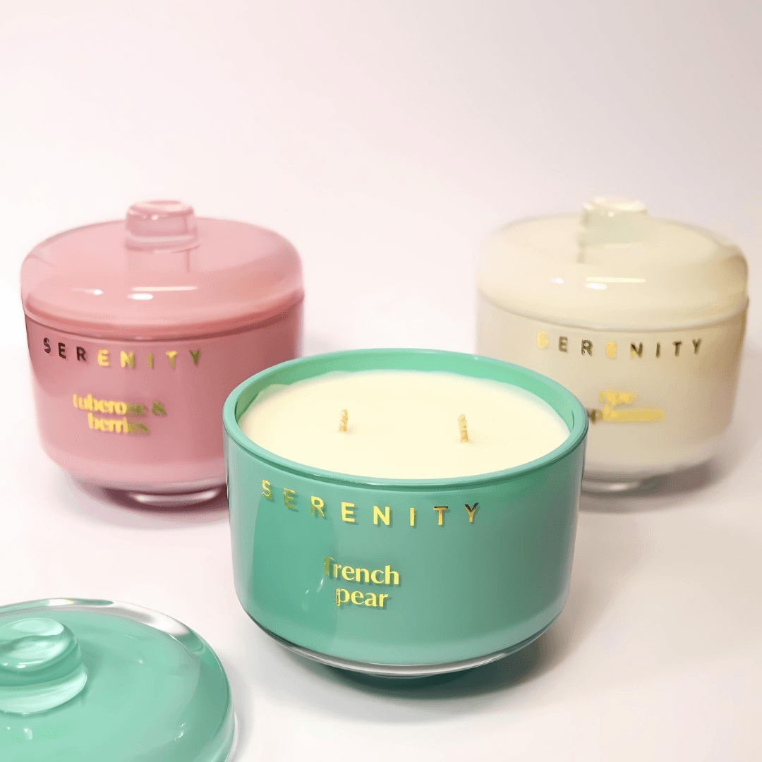 Candle - Serenity - Serenity French Pear Candle 230g - The Gift Company