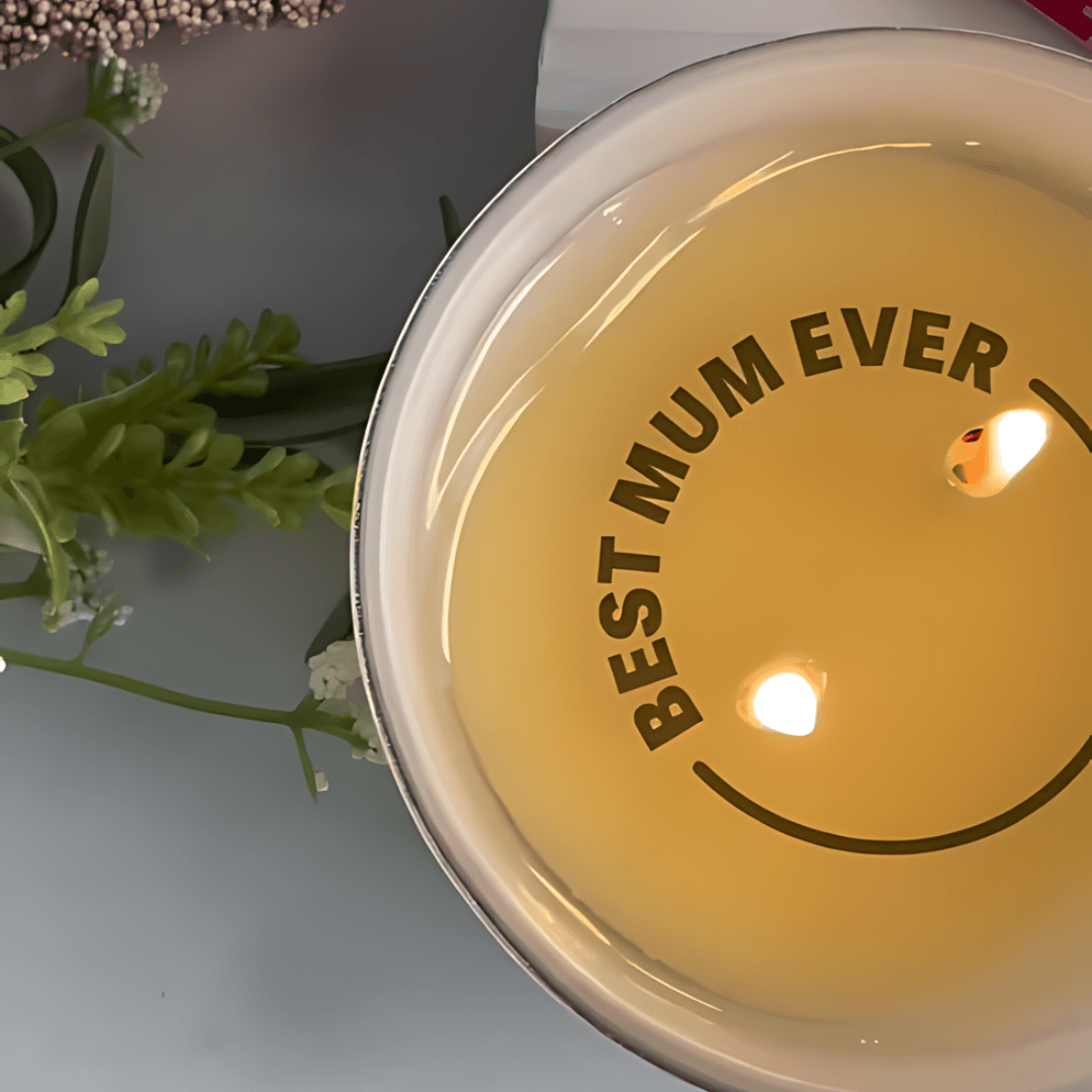 Candle - Serenity - Serenity Honeysuckle & Camellia Hidden Message Candle 250g - The Gift Company
