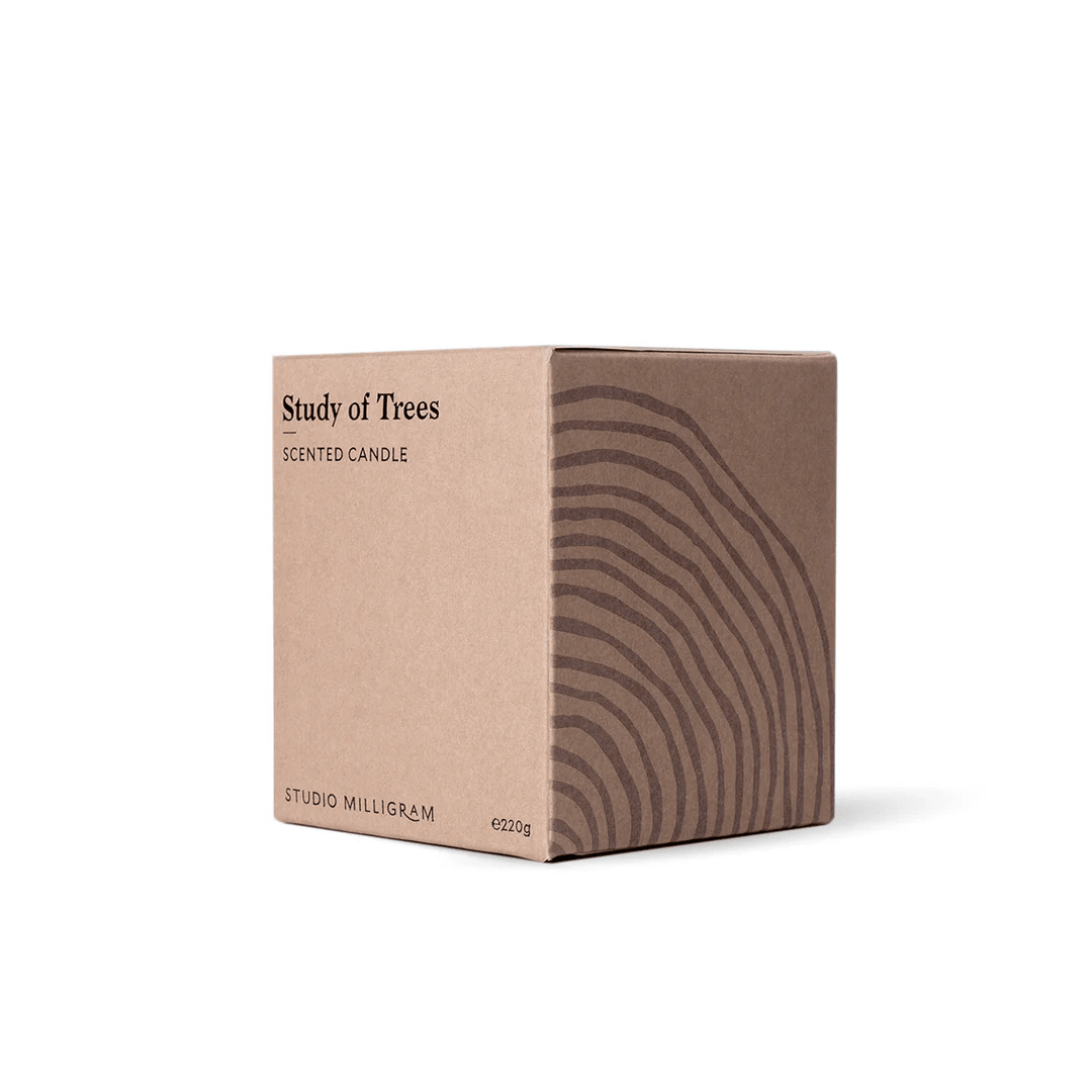Candle - Studio Milligram - Studio Milligram Study of Trees Scented Candle 220g - The Gift Company
