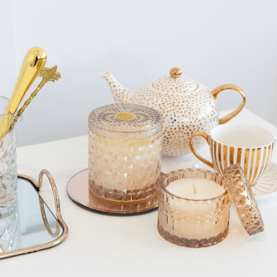 Candle - The SOi Co - The SOi Co Sparkling Vanilla Shimmer Candle 425g - The Gift Company