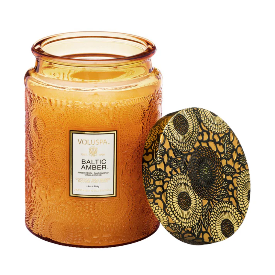 Candle - VOLUSPA - VOLUSPA Baltic Amber 100hr Candle 510g - The Gift Company