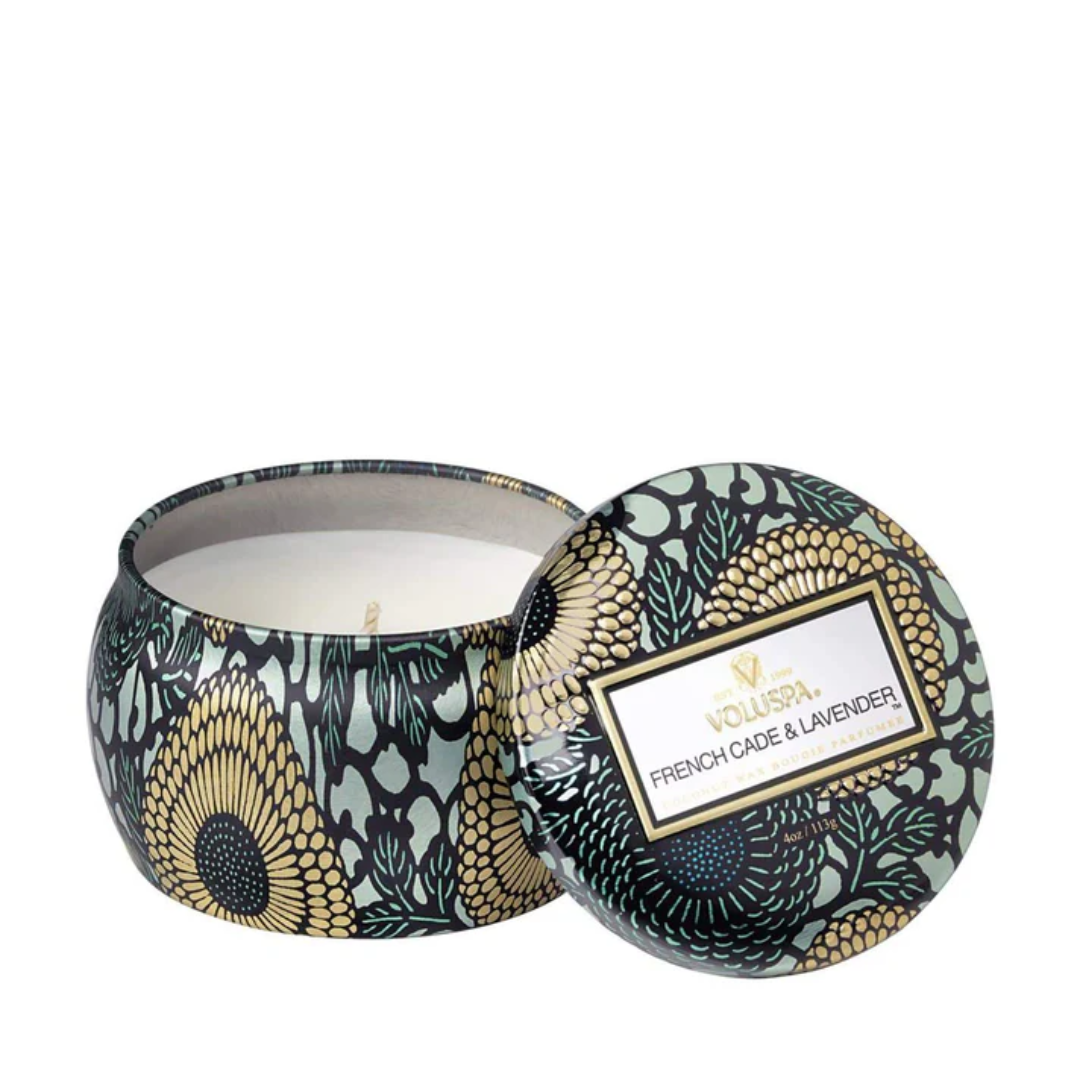 Candle - VOLUSPA - VOLUSPA French Cade & Lavender Decorative Candle 113g - The Gift Company