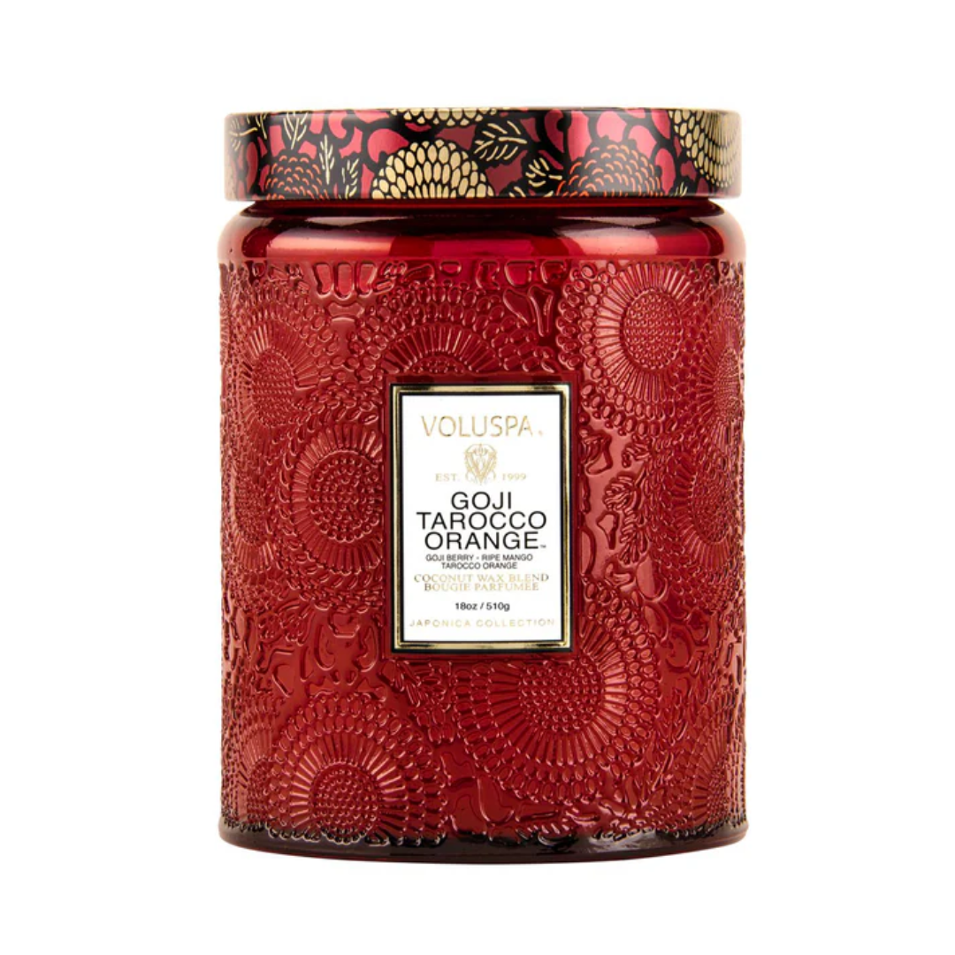 Candle - VOLUSPA - VOLUSPA Goji Tarocco Orange 100hr Candle 510g - The Gift Company