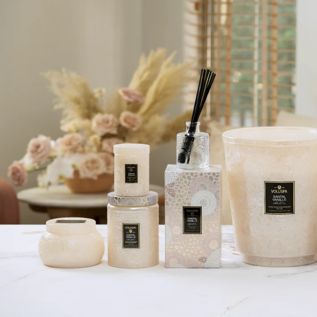 Candle - VOLUSPA - VOLUSPA Santal Vanille 100hr Candle 510g - The Gift Company