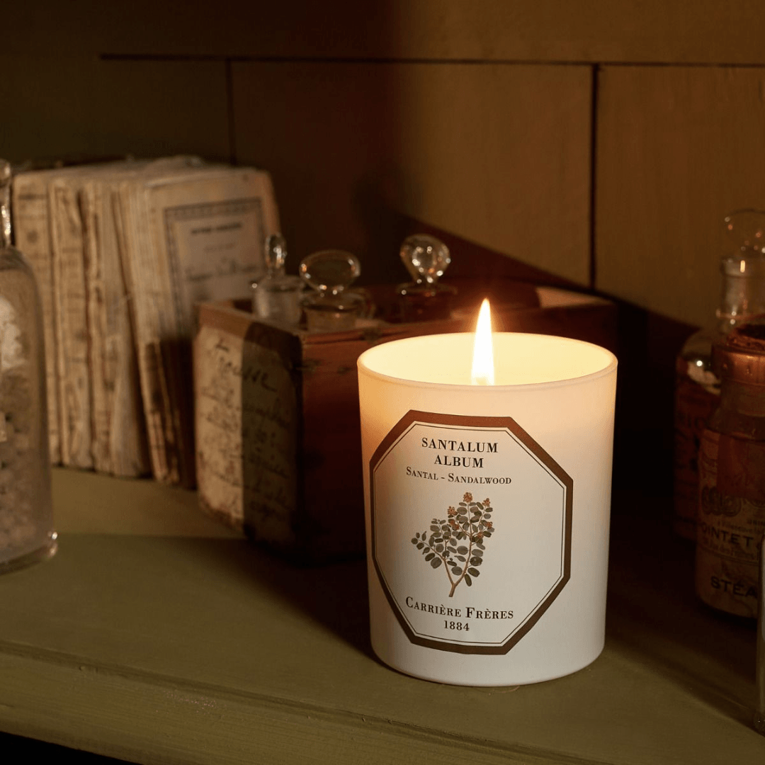 Candles - Carriere Freres - Carrière Frères Sandalwood Candle 185g - The Gift Company