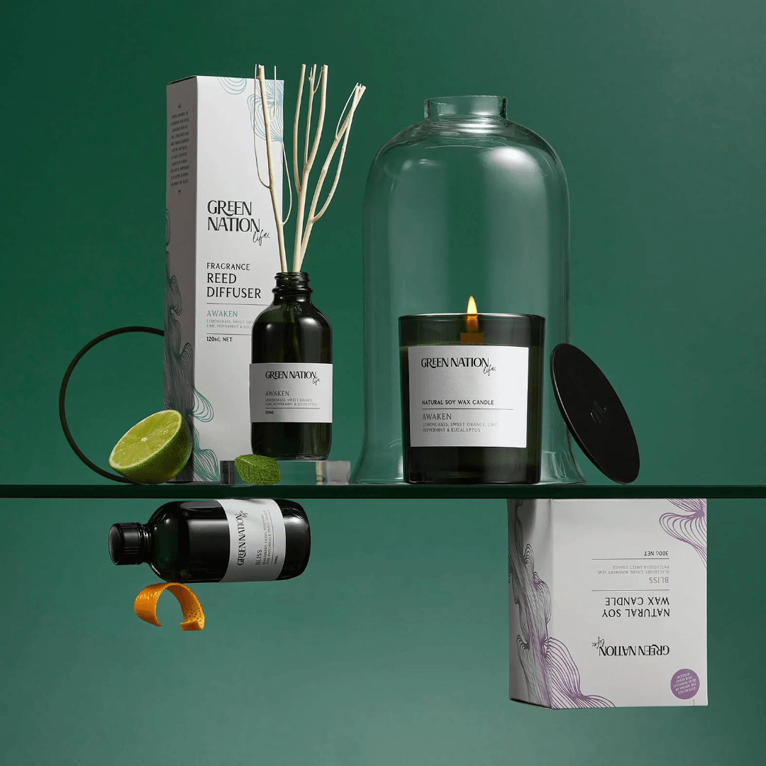 Candles - Green Nation Life - Green Nation Life Luxurious Scented Soy Wax Candle Escape (Australia) 300g - The Gift Company