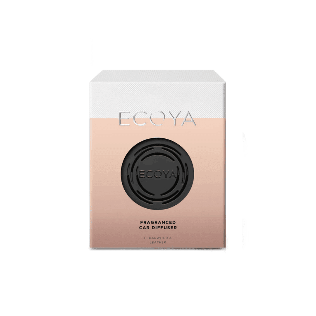 Car Diffuser - Ecoya - ECOYA Car Diffuser - Cedarwood & Leather - The Gift Company