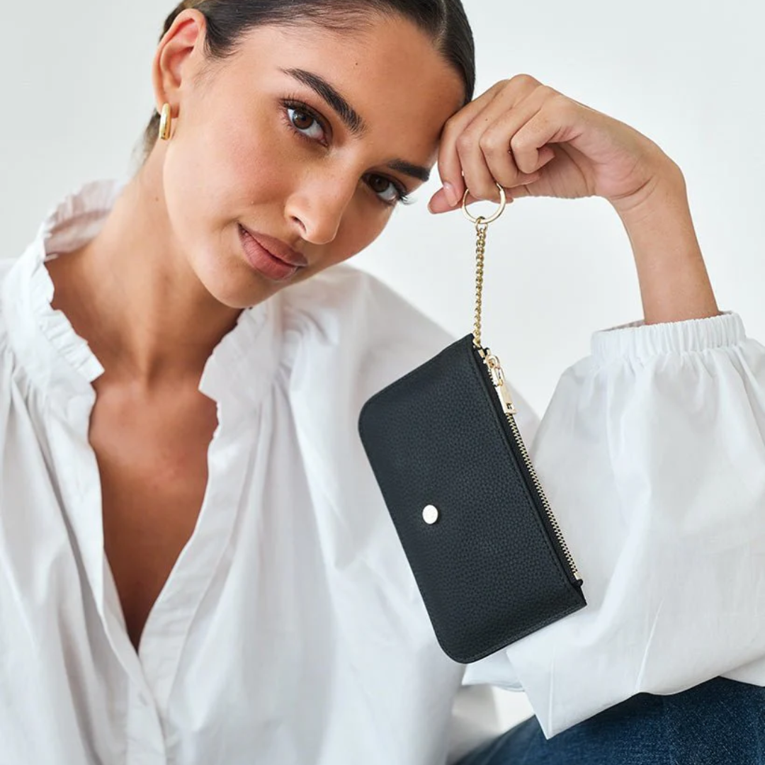 Card Wallet - Zjoosh - Zjoosh Courtney Card Wallet Black - The Gift Company
