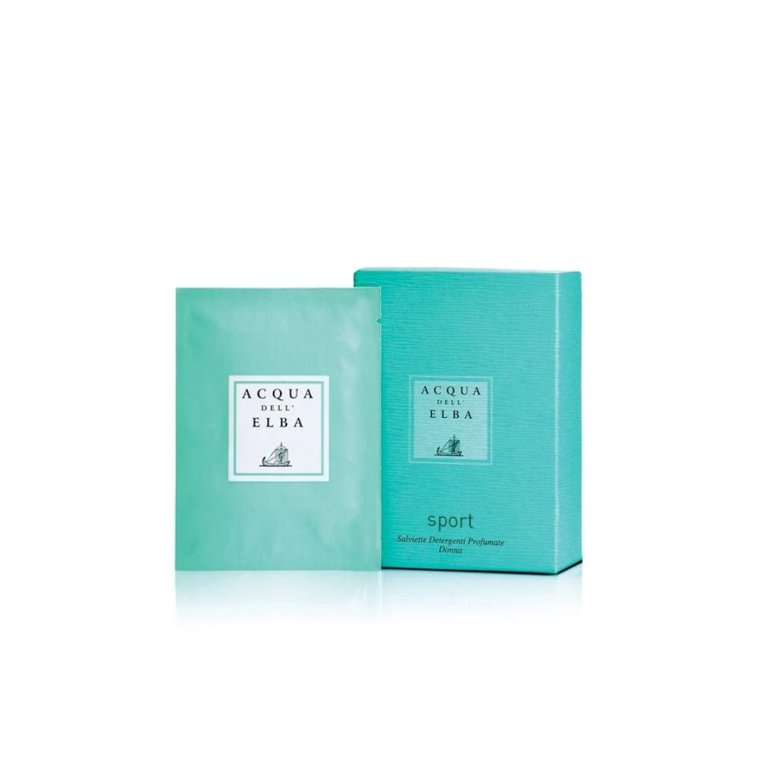 Cleaning Wipes - Acqua Dell'Elba - Acqua Dell'Elba Blu Fresh Wet Wipes For Women 6pcs - The Gift Company