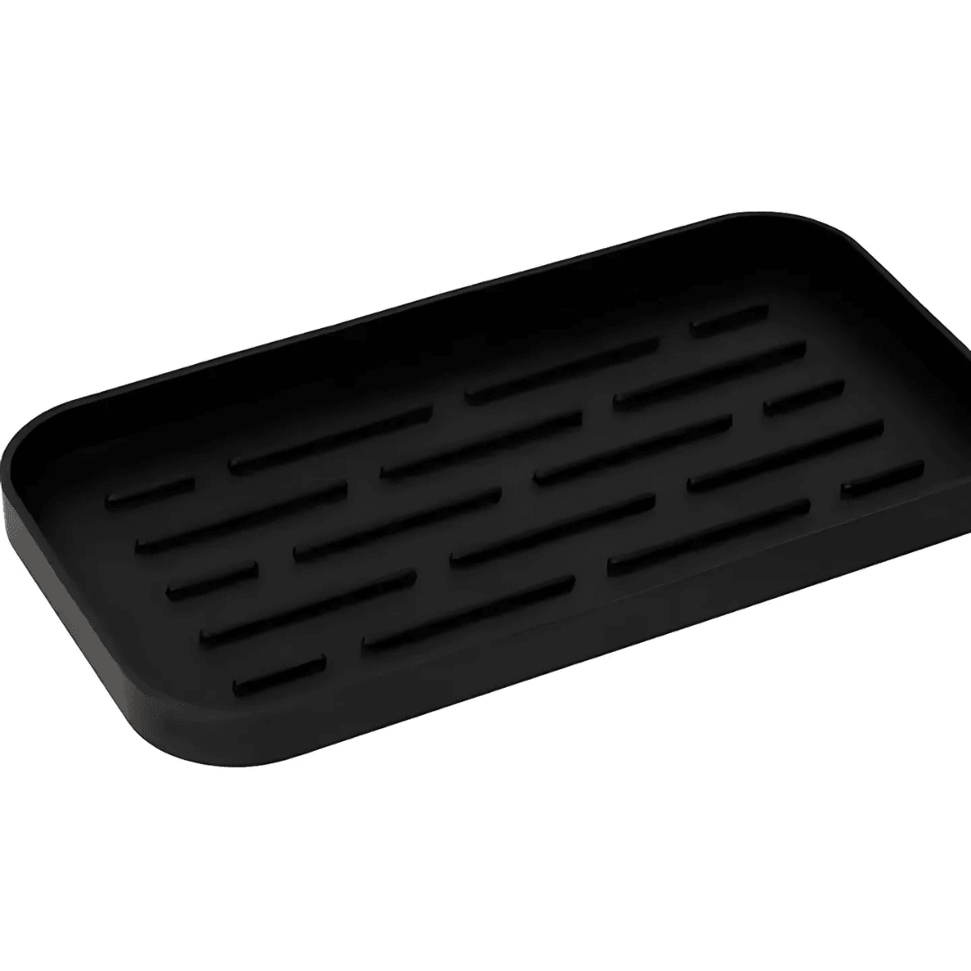 Decor Tray - BARKLY BASICS - Barkly Basics Black Silicone Decor Tray - The Gift Company