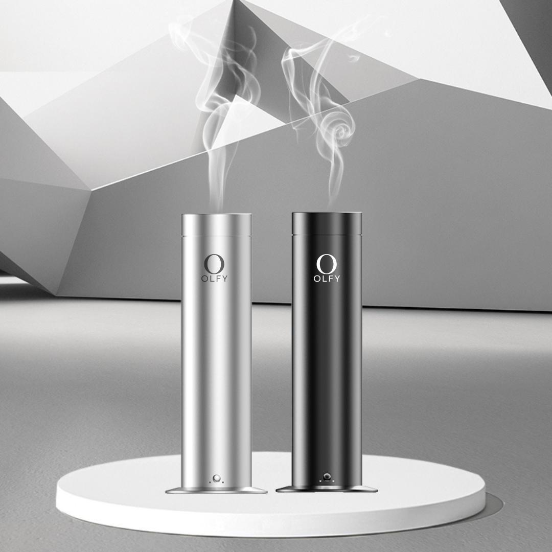 Desktop Diffuser - OLFY - OLFY Smart Desktop Diffuser S150 - Silver - The Gift Company