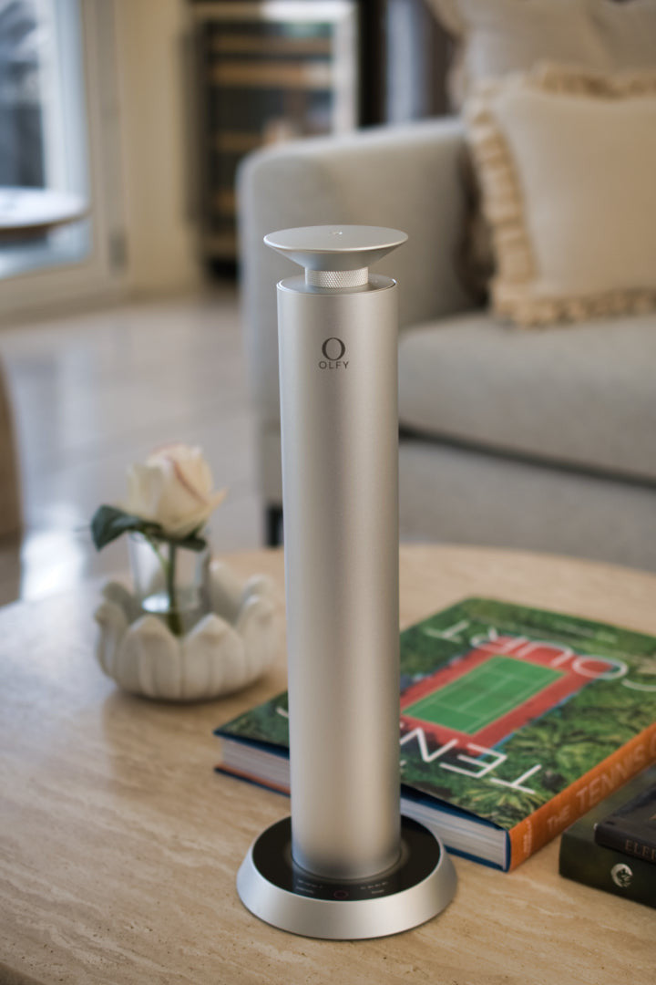Desktop Diffuser - OLFY - OLFY Smart Home Diffuser MiniPRO - Silver - The Gift Company
