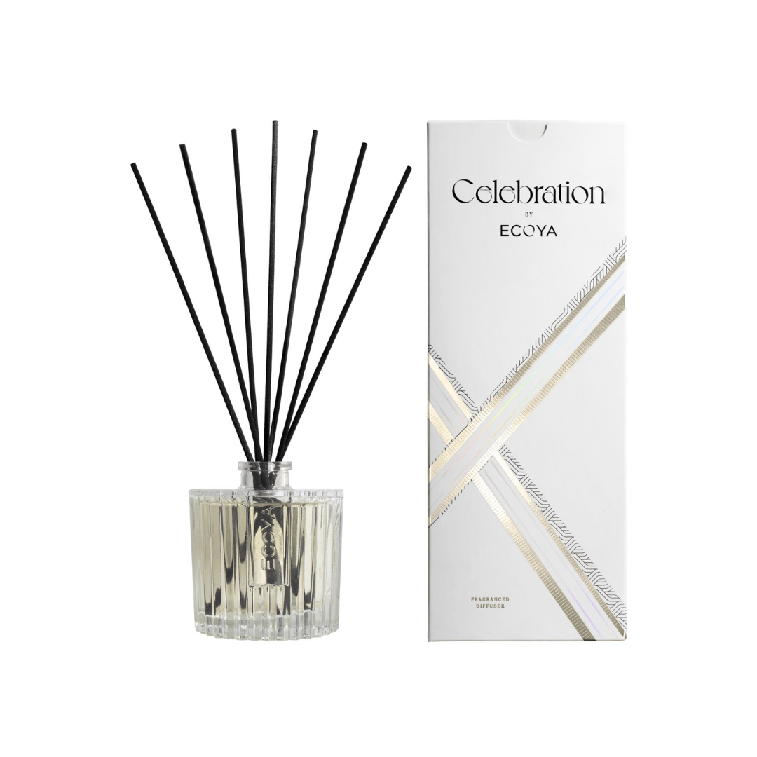Diffuser - Ecoya - ECOYA Celebrations Reed Diffuser White Musk & Warm Vanilla 250mL - The Gift Company