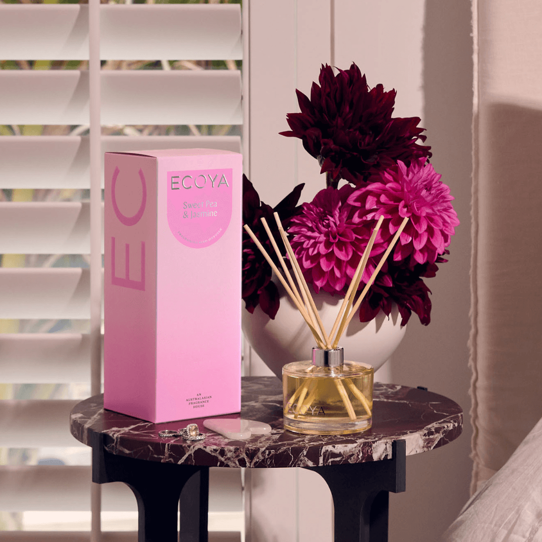 Diffuser - Ecoya - ECOYA Sweet Pea & Jasmine Diffuser 200mL - The Gift Company
