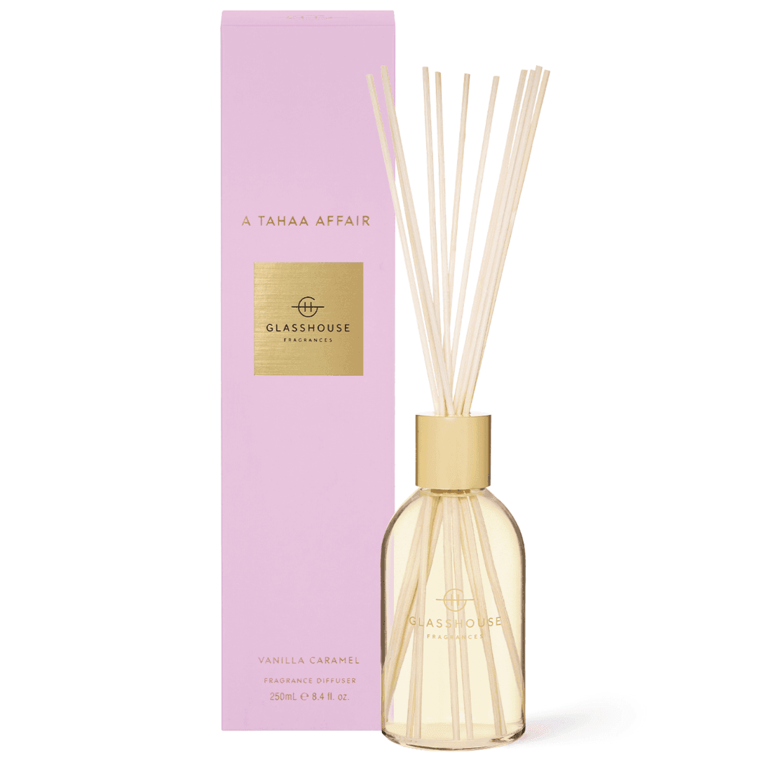 Diffuser - Glasshouse - Glasshouse Fragrances Diffuser - A Tahaa Affair 250mL - The Gift Company