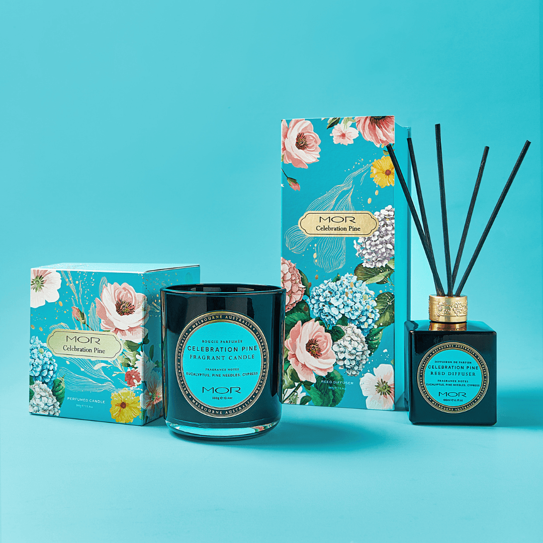 Diffuser - Mor Boutique - MOR Celebration Pine Reed Diffuser 180mL - The Gift Company