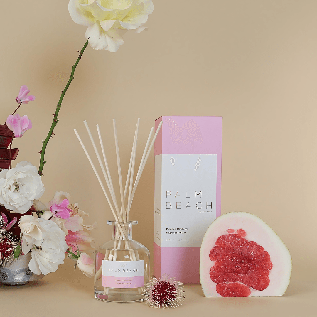 Diffuser - Palm Beach - Palm Beach - Pomelo & Dewberry Reed Diffuser 250mL - The Gift Company