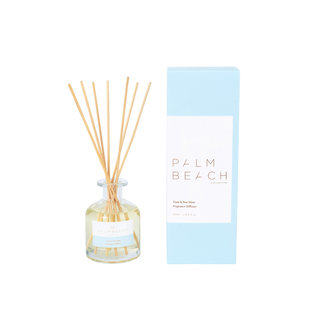 Diffuser - Palm Beach - Palm Beach - Yuzu & Sea Moss Reed Diffuser 250mL - The Gift Company