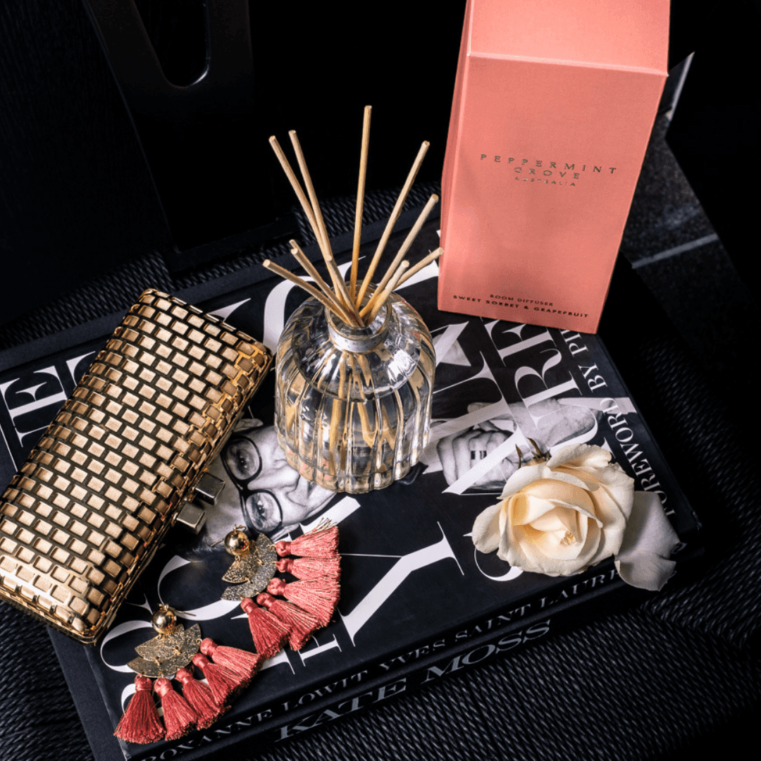 Diffuser - Peppermint Grove - Peppermint Grove Diffuser Camellia & Lotus Blossom 100mL - The Gift Company