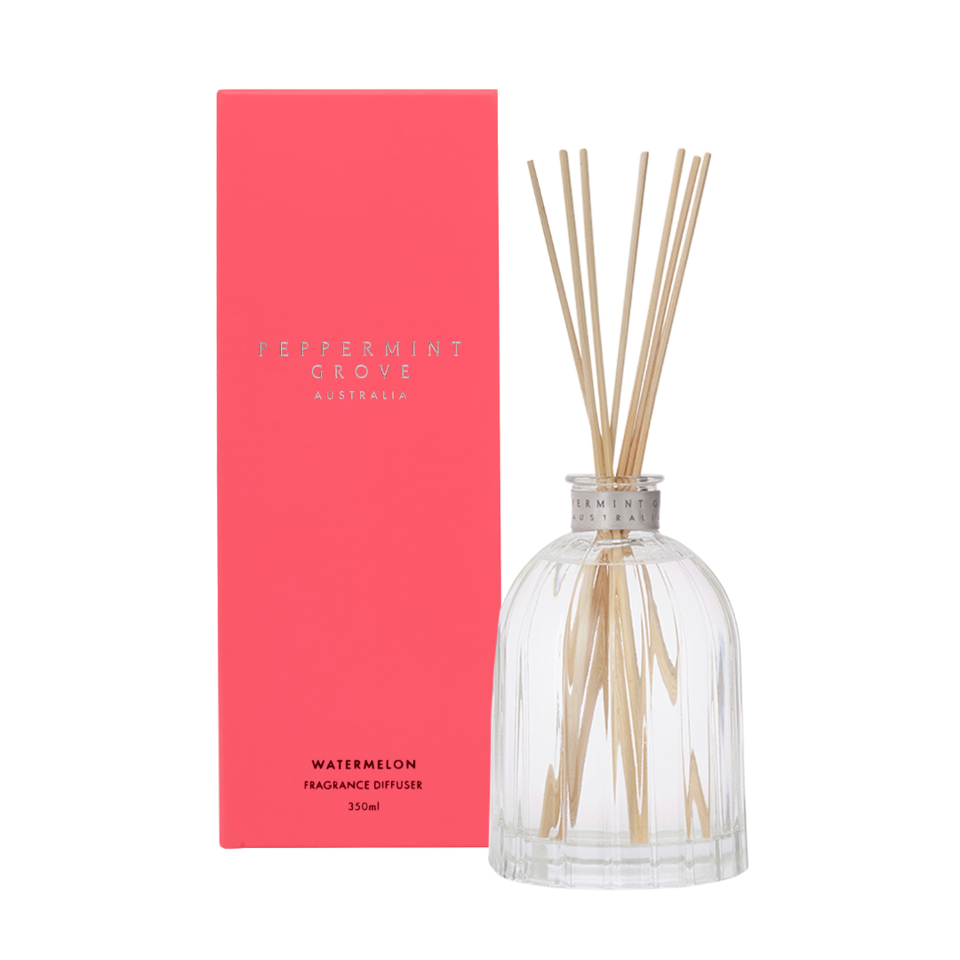 Diffuser - Peppermint Grove - Peppermint Grove Watermelon Fragrance Diffuser 350mL - The Gift Company
