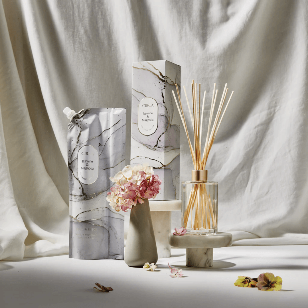 Diffuser Refill - Circa - Circa Jasmine & Magnolia Fragrance Diffuser Refill 250mL - The Gift Company