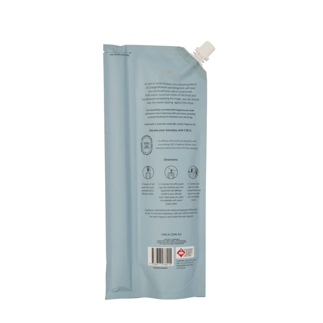 Diffuser Refill - Circa - Circa Oceanique Fragrance Diffuser Refill 250mL - The Gift Company