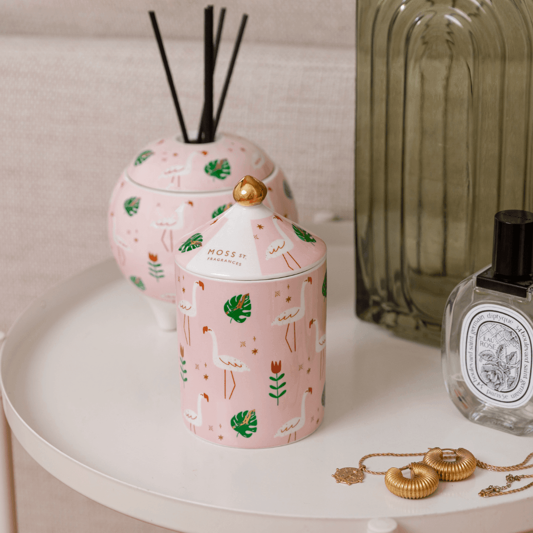 Diffuser Refill - Moss St Ceramics - MOSS ST Pink Sugar Diffuser Refill 500ml - The Gift Company