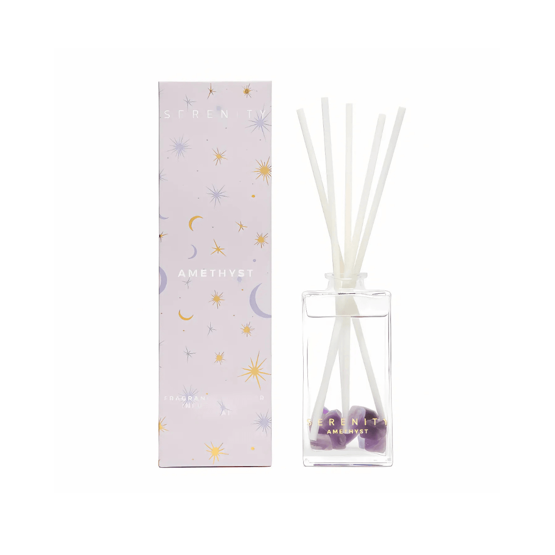 Diffuser - Serenity - Serenity De-Stress Amethyst Crystal Diffuser 130mL - The Gift Company