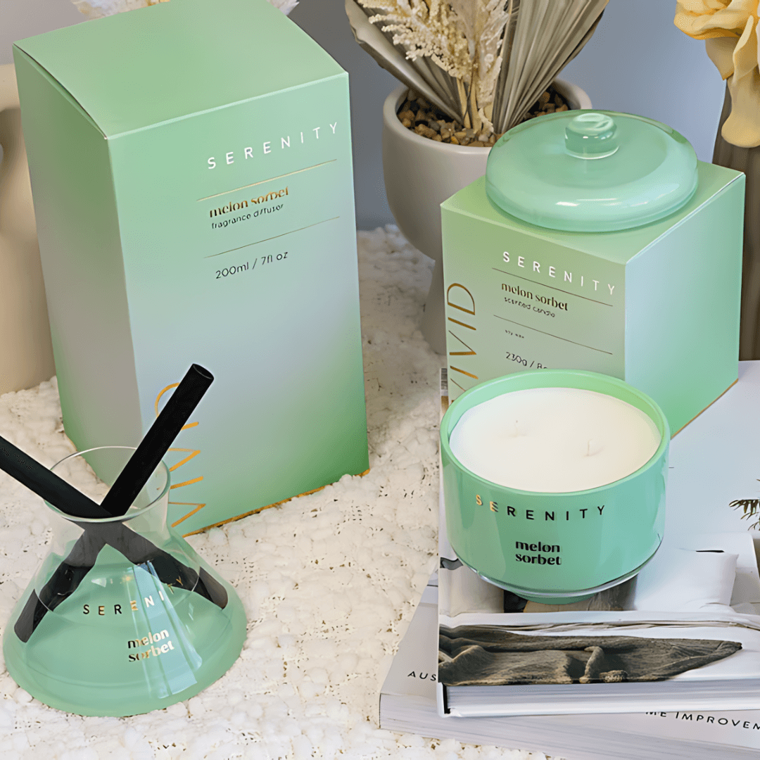 Diffuser - Serenity - Serenity Melon Sorbet Diffuser 200ml - The Gift Company