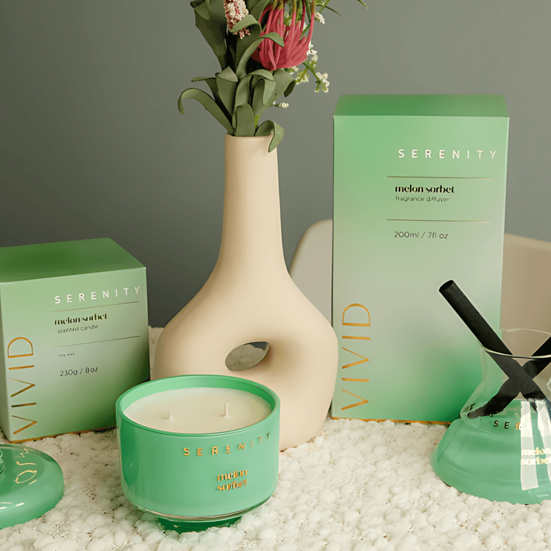 Diffuser - Serenity - Serenity Melon Sorbet Diffuser 200ml - The Gift Company