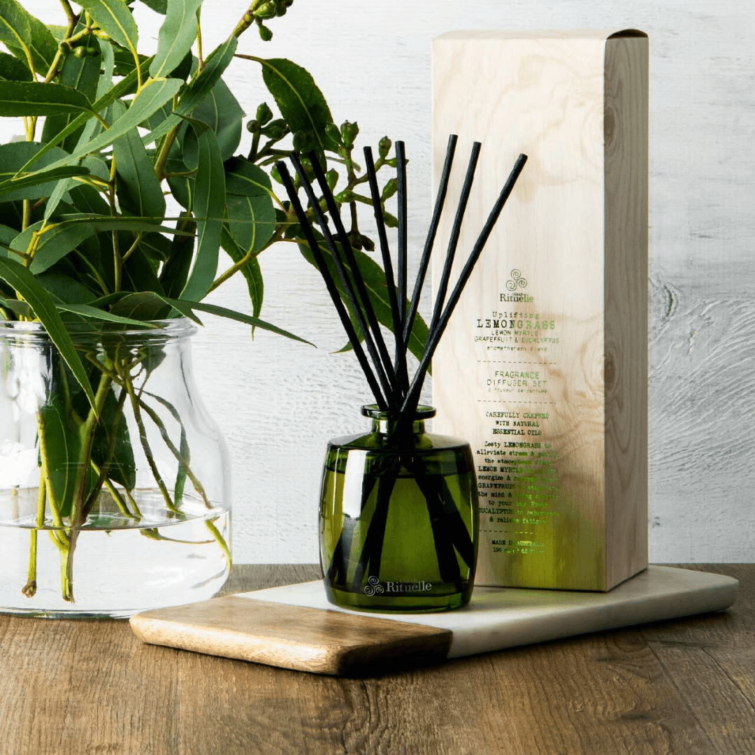 Urban Rituelle Diffuser - Lemongrass, Lemon Myrtle, Grapefruit & Eucalyptus 220mL - included in Urban Rituelle Best Sellers Full-Size Diffuser Trio 220mL