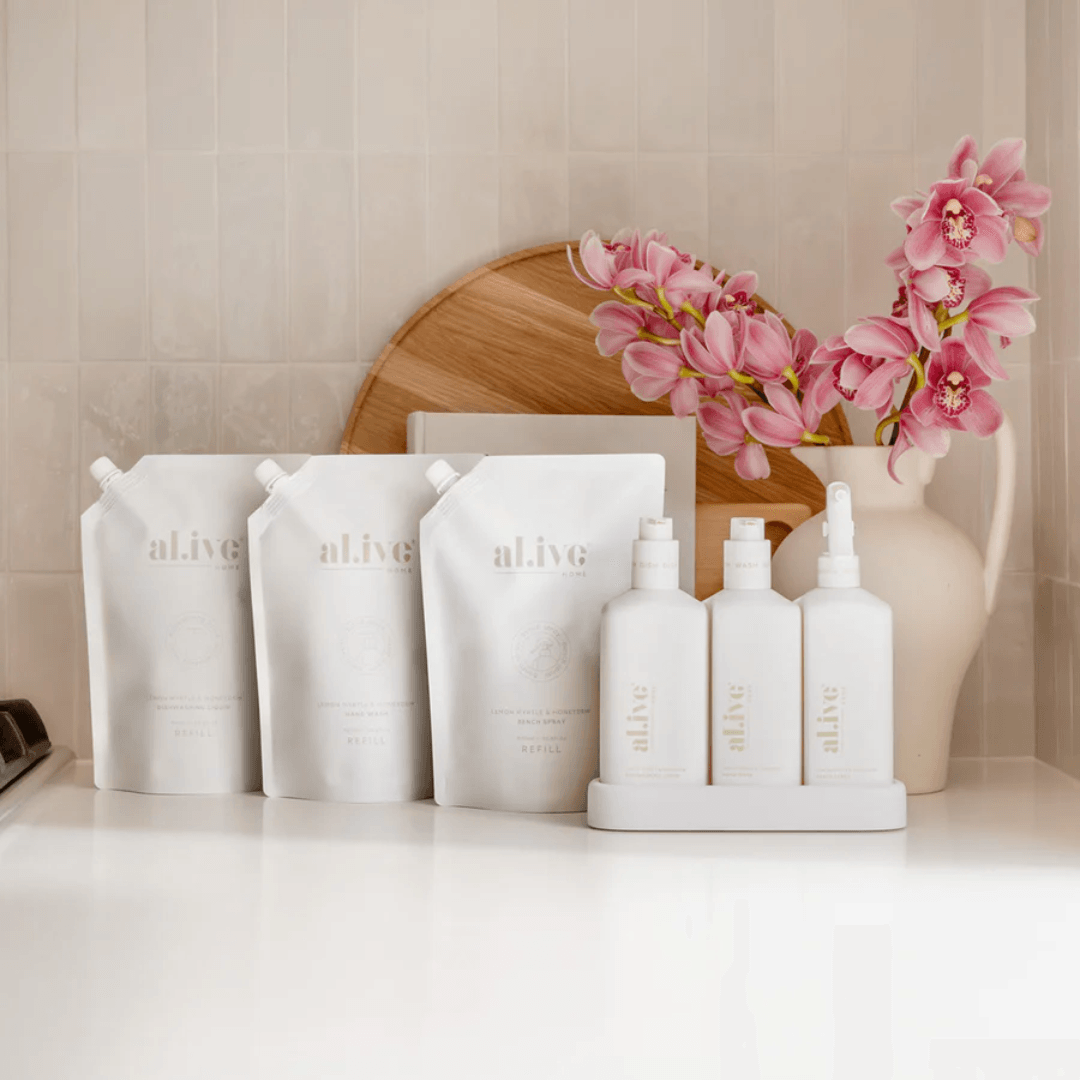 Dish Liquid - Al.ive - al.ive Dish Wash Refill Lemon Myrtle & Honeydew 900mL - The Gift Company