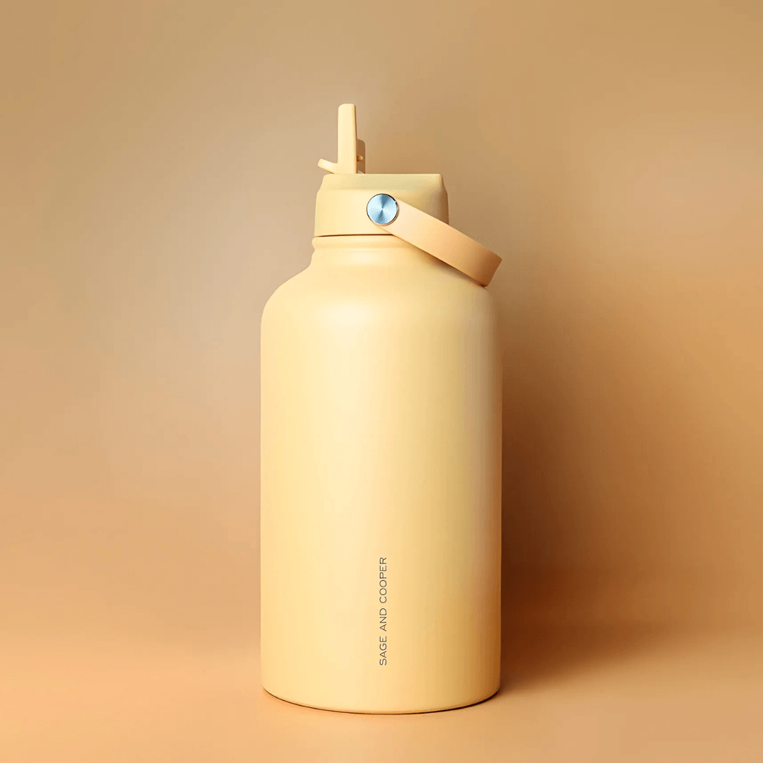 Drink Bottle - Sage & Cooper - Sage & Cooper Insulated Drink Bottle 1.8L - Peach - The Gift Company
