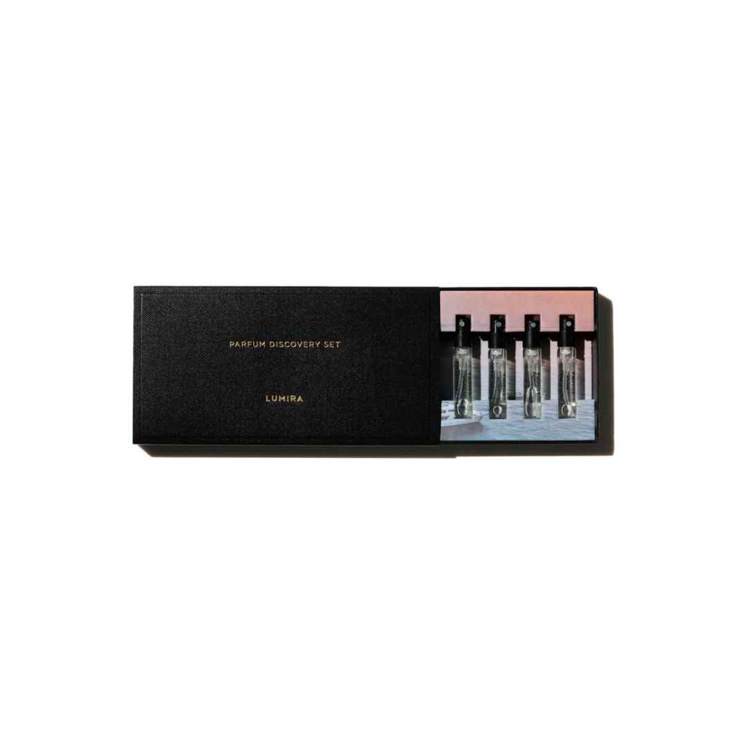 Eau de Parfum Set - Lumira - Lumira Parfum Discovery Set 8 × 2mL - The Gift Company