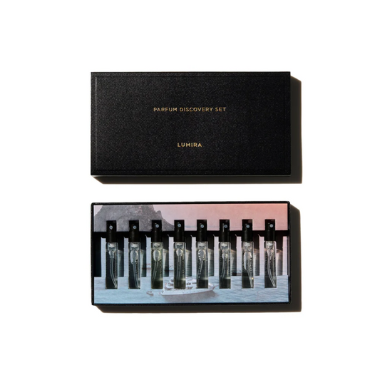 Eau de Parfum Set - Lumira - Lumira Parfum Discovery Set 8 × 2mL - The Gift Company