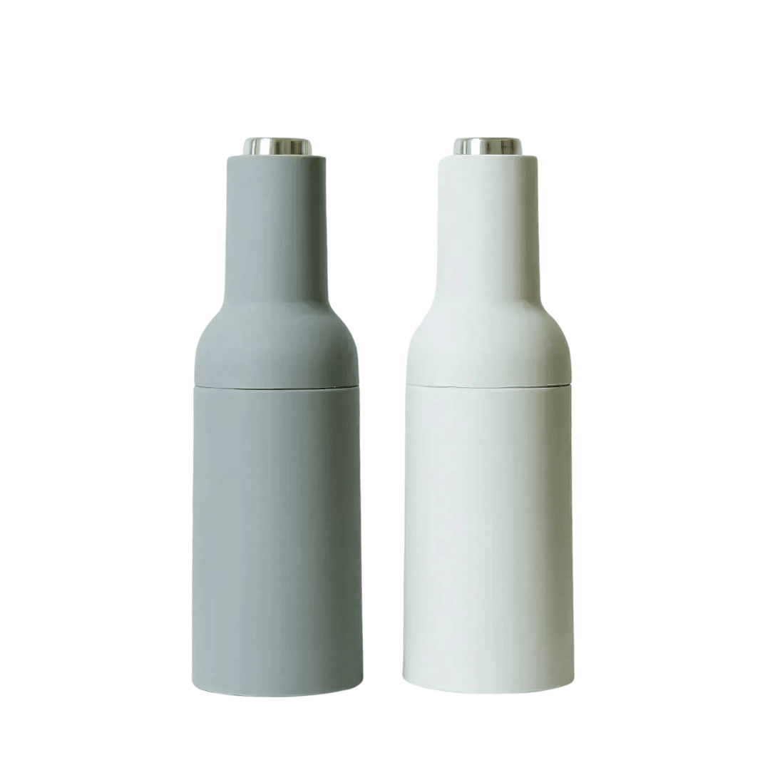 Food Grinder - Sage & Cooper - Sage & Cooper Thea Automatic Salt & Pepper Grinders - Dove & Steel - The Gift Company