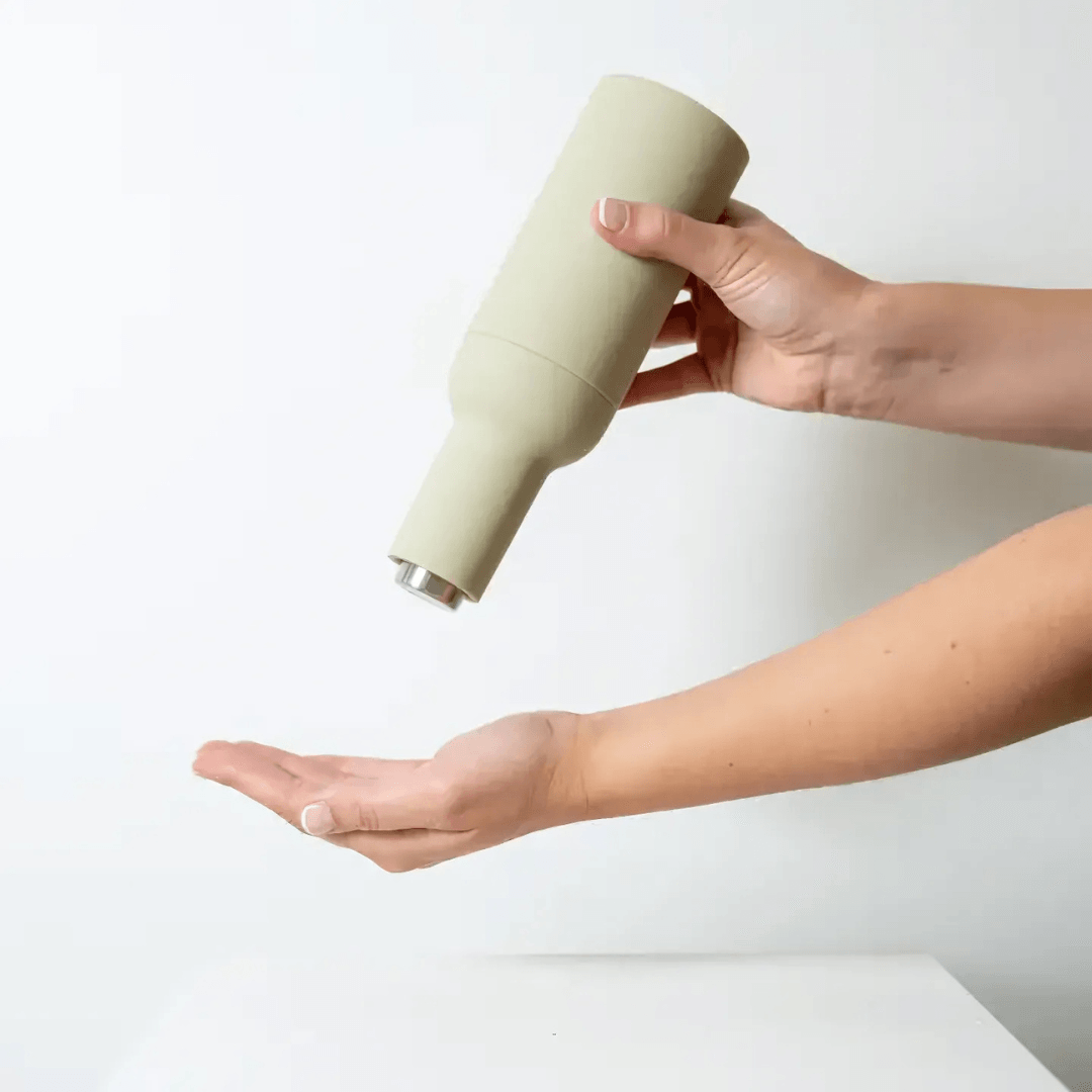 Food Grinder - Sage & Cooper - Sage & Cooper Thea Automatic Salt & Pepper Grinders - Moss & Sage - The Gift Company