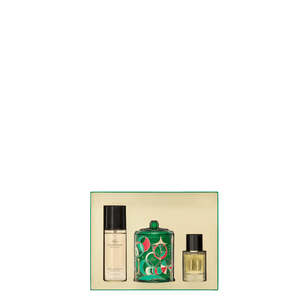 Gift Set - Glasshouse - Glasshouse Fragrances Kyoto in Bloom Trio Gift Set - The Gift Company